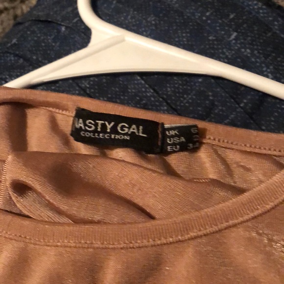 Floor length Nasty Gal semi sheer dress - Picture 8 of 8